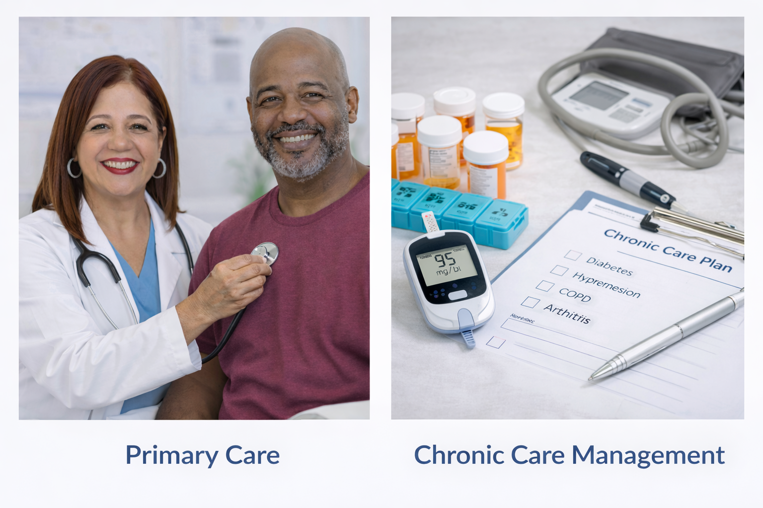 Primary care and chronic condition management